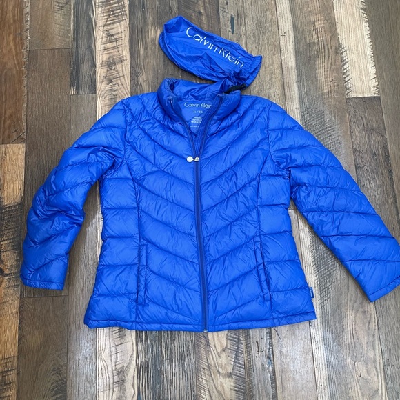 Calvin Klein DOWN quilted jacket coat XL - Picture 1 of 8